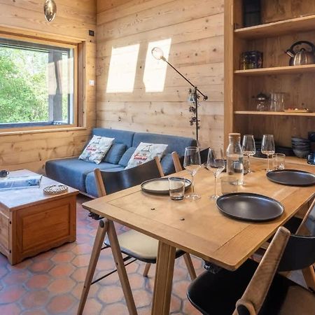 Chalet Racar Pour 4 Personnes, Centre Ville Et Vue Sur La Montagne Chamonix Bagian luar foto