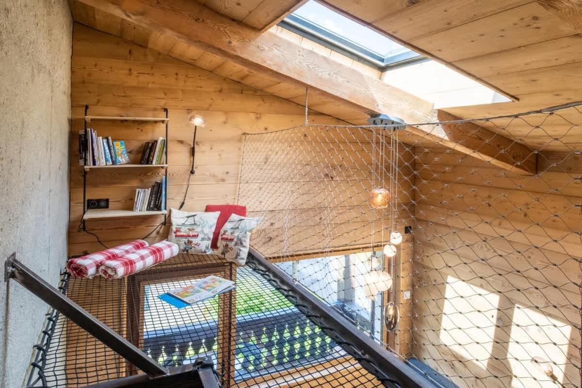 Chalet Racar Pour 4 Personnes, Centre Ville Et Vue Sur La Montagne Chamonix Bagian luar foto